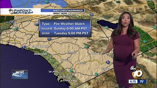 10News Pinpoint Weather with Meteorologist Angelica Campos