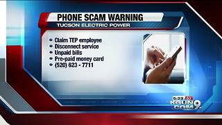 TEP issues phone scam warning