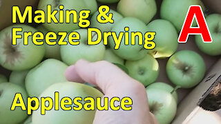 Making and Freeze Drying Applesauce