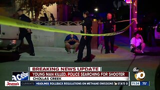 Police search for shooter in Chollas Creek death