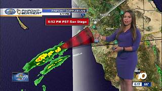 10News Pinpoint Weather with Meteorologist Angelica Campos