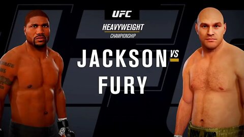 EA Sports UFC 4 Gameplay Tyson Fury vs Rampage Jackson