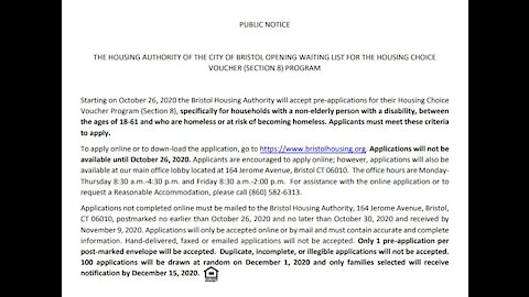 10.24.20 CONNECTICUT HOUSING OPPORTUNITIES