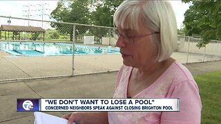 Concerned neighbors speak out against closing Brighton Pool