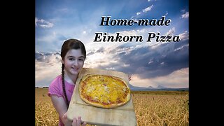 How to Make Easy and Delicious Einkorn Pizza (In the kitchen with Kaitlyn)