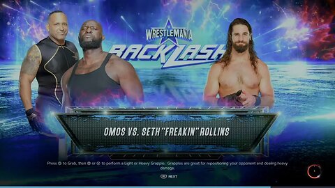 WrestleMania Backlash 2023 Seth Freakin Rollins vs Omos w/ MVP