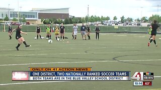 Meet Blue Valley's nationally ranked girls' soccer teams
