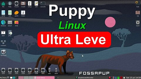Puppy Linux pequena distro que roda na memória. Bastante completo. Para Computadores Antigos e Novos