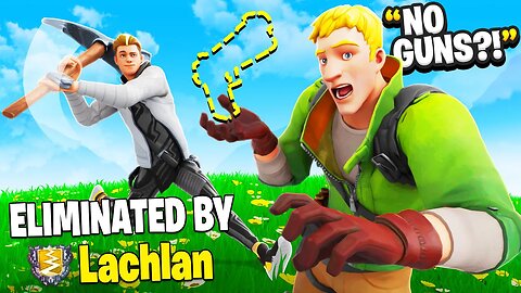I Trolled Him In Lachlan's Pickaxe ONLY Tournament!