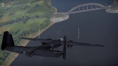 War Thunder - Barnstorming 2x under same bridge in 25 sec. / Barnstorming 2x unter derselben Brücke in 25 Sekunden