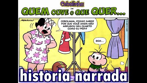 Cebolinha em-Quem ouve o que quer... | Gibis do Rapha