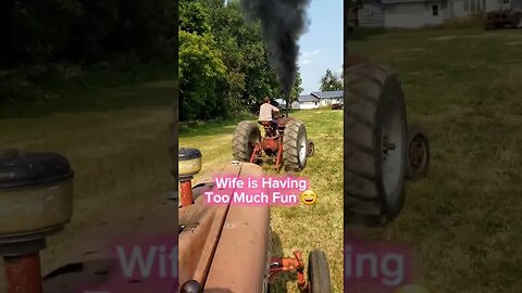 My New Tractor Isn't Stuck and the Wife Has too Much Fun Driving the Cummins M...