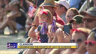 Celebrating the Fourth of July in Clawson