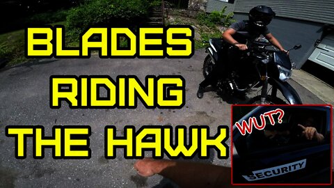 [E53] Hawk 250 Blade rides it!, DRZ400, Big Jeep Thing, Cumberland, trespassing? DRZ400