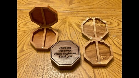 Octagonal Spice/Gem Boxes on CNC