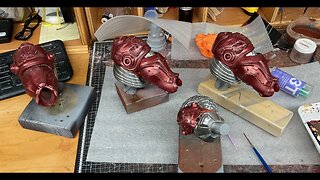 VinceVellCUSTOMS Live Stream - doing some painting and sculpt work