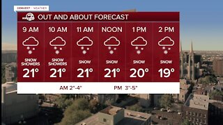 5 to 10" of snow possible in metro Denver