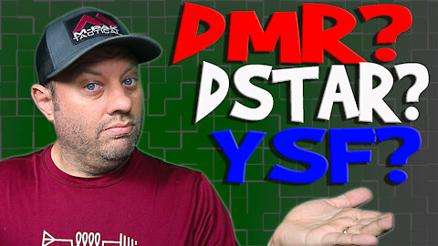 Ham Radio Digital Modes Comparison - DMR, DSTAR or YSF? P25 or NXDN?