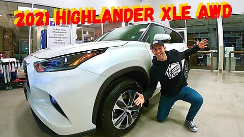 2021 TOYOTA HIGHLANDER XLE AWD Walkaround & Review - Basil Toyota - BEST Family SUV?