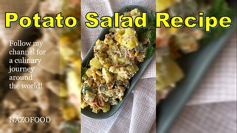 Perfect Potato Salad Recipe | رسپی سالاد سیب زمینی