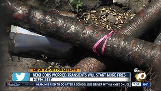 Neighbors worried transients will start more fires