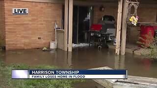 Harrison Township family loses home in flooding