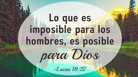 Lo que es imposible para los hombres es posible para Dios #devocional #devocionaldiario