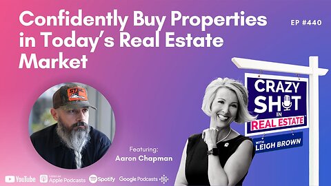 Confidently Buy Properties in Today’s Real Estate Market with Aaron Chapman