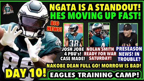 THIS WR IS UNSTOPPABLE IN EAGLES CAMP! NGATA! DEAN IS BACK! JOSH JOBE MAKING PLAYS!