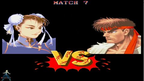 Mugen Street Fighter 2 The Warroir Play As Chun-Li