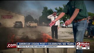 American Legion honors stars and stripes with retirement ceremony on Flag Day