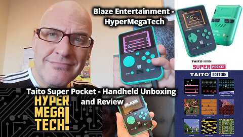 HyperMegaTech Taito Super Pocket | Evercade - Unboxing and Review!