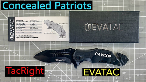 Concealed Patriots, TacRight, EVATac, folding knife