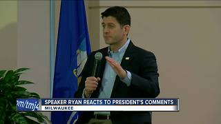 Paul Ryan reflects on immigrant origins after Trump's s***hole comment
