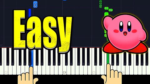 Gourmet Race Kirby - Easy Piano Tutorial + Music Sheets