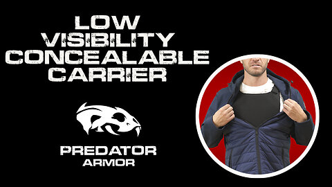 Concealable Plate Carrier - Low visibility - Predator Armor