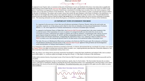 Emissions Theory - Dr Edward Dowdye - Extinction Shift Principle