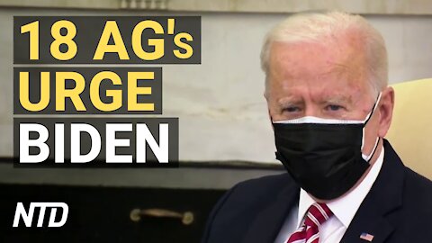 18 AG’s Urge Biden to Reinstate ICE Op; Biden Using Religion as Cover: Pro-Life Activist (Feb. 19)