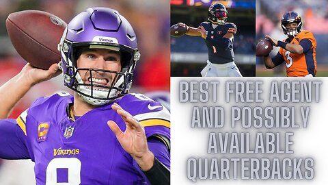 Who are the top free agent/potentially available quarterbacks this offseason?