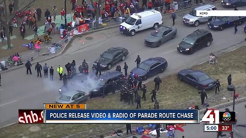 KCPD releases video, radio traffic of Chiefs Kingdom Champions Parade police chase