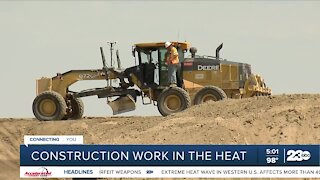 Construction workers share how they stay safe working in triple-digit heat