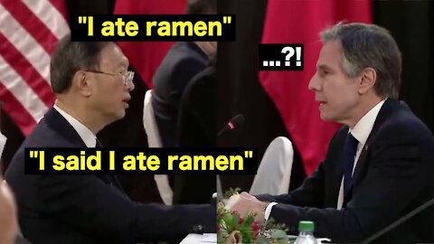 Why Yang Jiechi ate ramen at the Alaska talks - China vs US