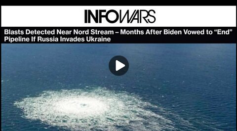 Blasts Detected Near Nord Stream 2 – Months after Biden Vowed to "End" Pipeline