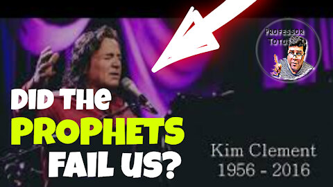 Profess Toto Teaches - "Did The Prophets Fail Us?" A balanced look