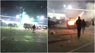 Des feux d'artifice explosent dans une voiture au Texas