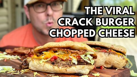 The VIRAL CRACK BURGERS Meets the CHOPPED CHEESE - Crack Burger Chopped Cheese