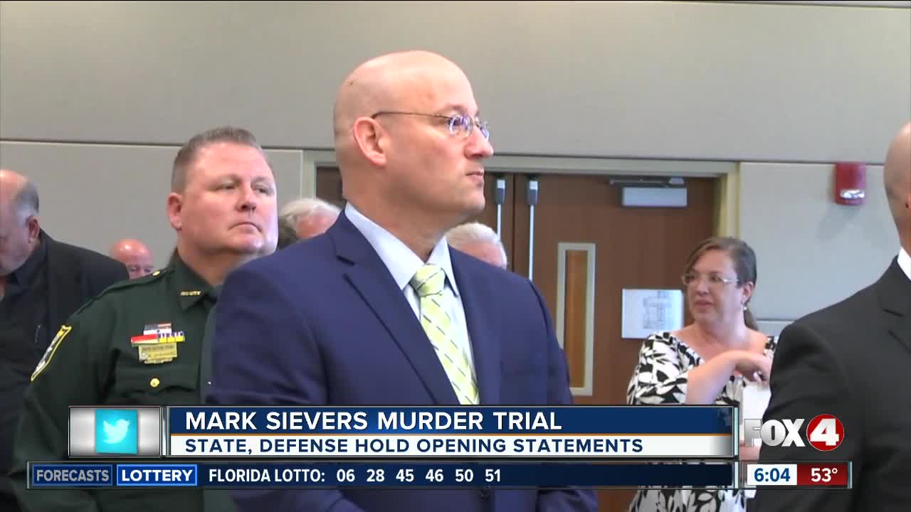 More witness questioning expected Thursday after opening statements held Wednesday in Mark Sievers murder trial