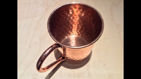 Moscow Mule 16 oz hammered copper mug by The Kicking Mule