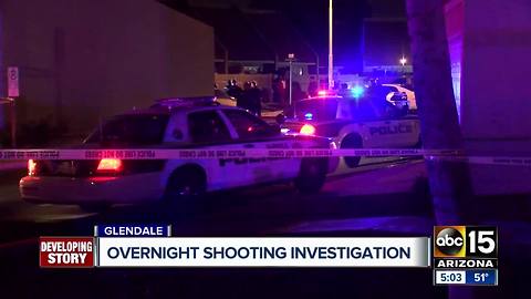 Shooting investigation underway in Glendale