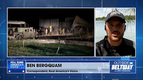 Ben Bergquam tells John Fredericks: the #BidenBorderCrisis is "by design, by the left."